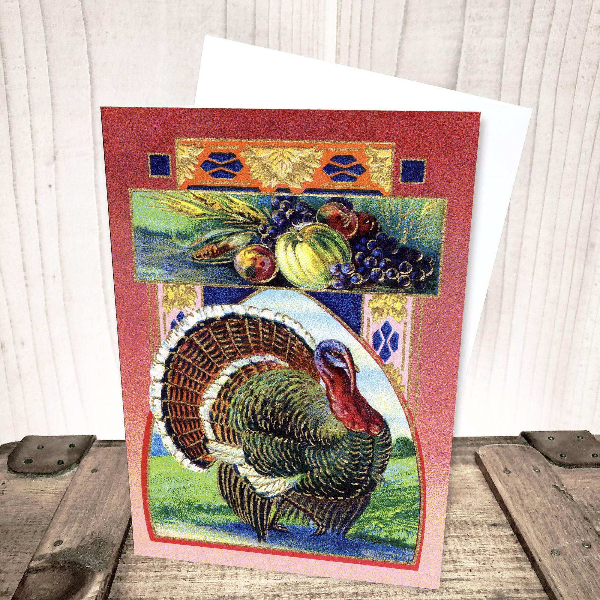 Wild Turkey Thanksgiving Card by Yesterday's Best