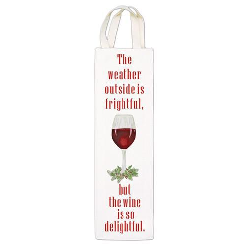 Wine Gift Caddy Tote | Frightful Weather, Delightful Wine
