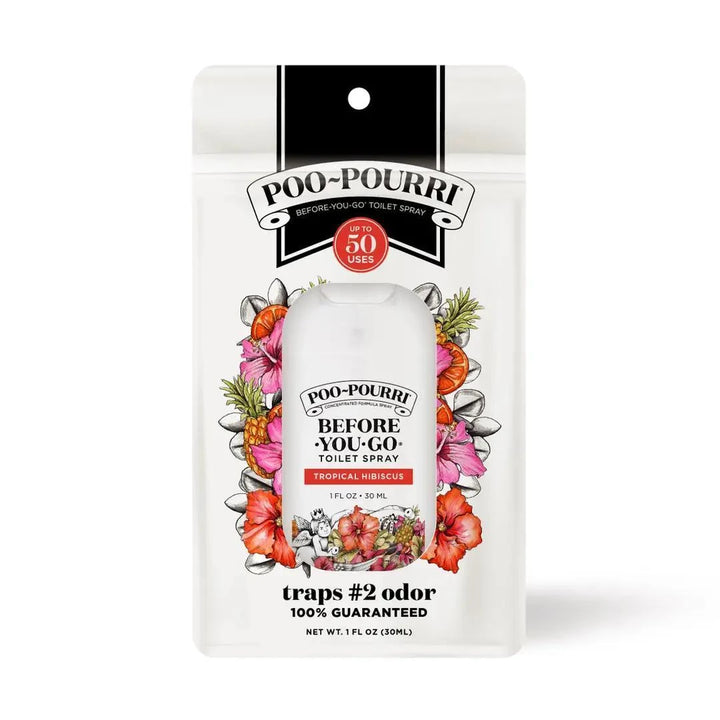 Poo-Pourri Before-You-Go Toilet Spray | Tropical Hibiscus 1 oz. pocket Sprayer Poo-Pourri Before-You-Go Toilet Spray | Tropical Hibiscus
