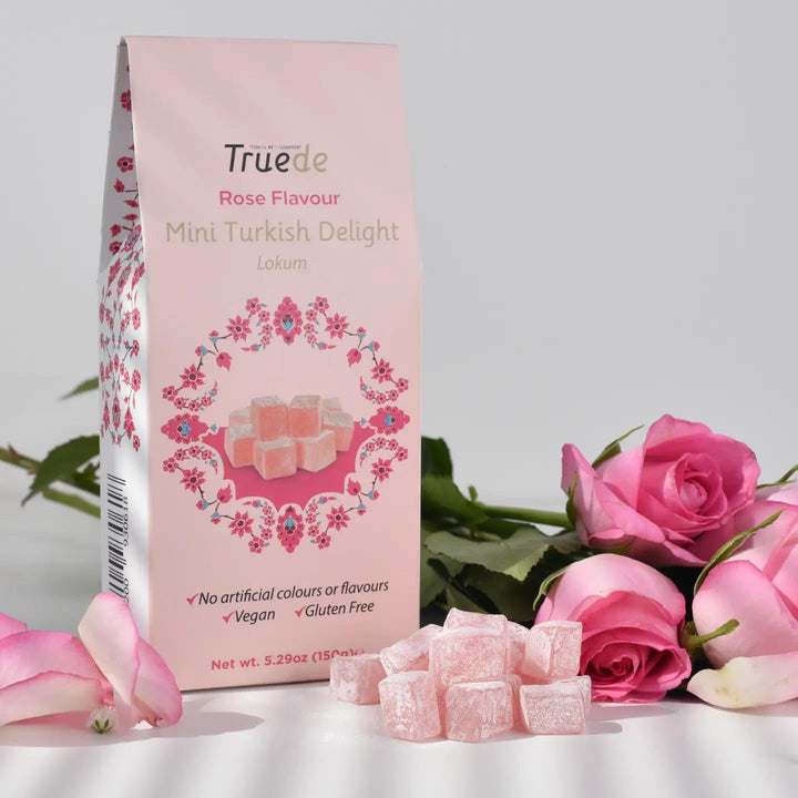 Truede Rose & Lemon Turkish Delight 150g Truede Rose & Lemon Turkish Delight