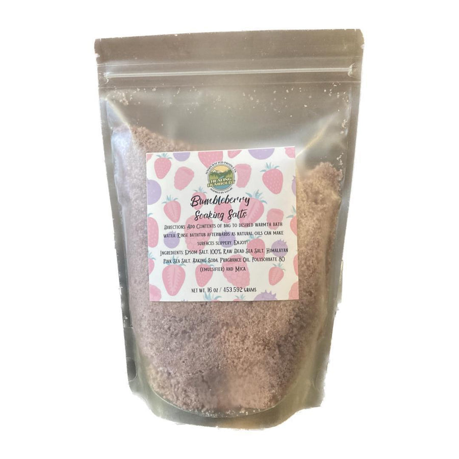 Healing Humboldt Soaking Salts | Bumbleberry 16 oz Healing Humboldt Soaking Salts | Bumbleberry