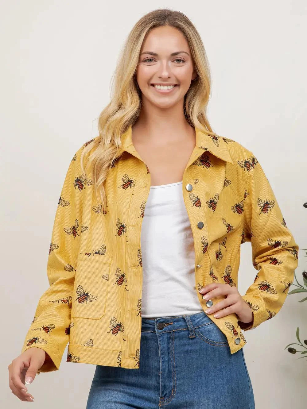 Bee Print Jacket