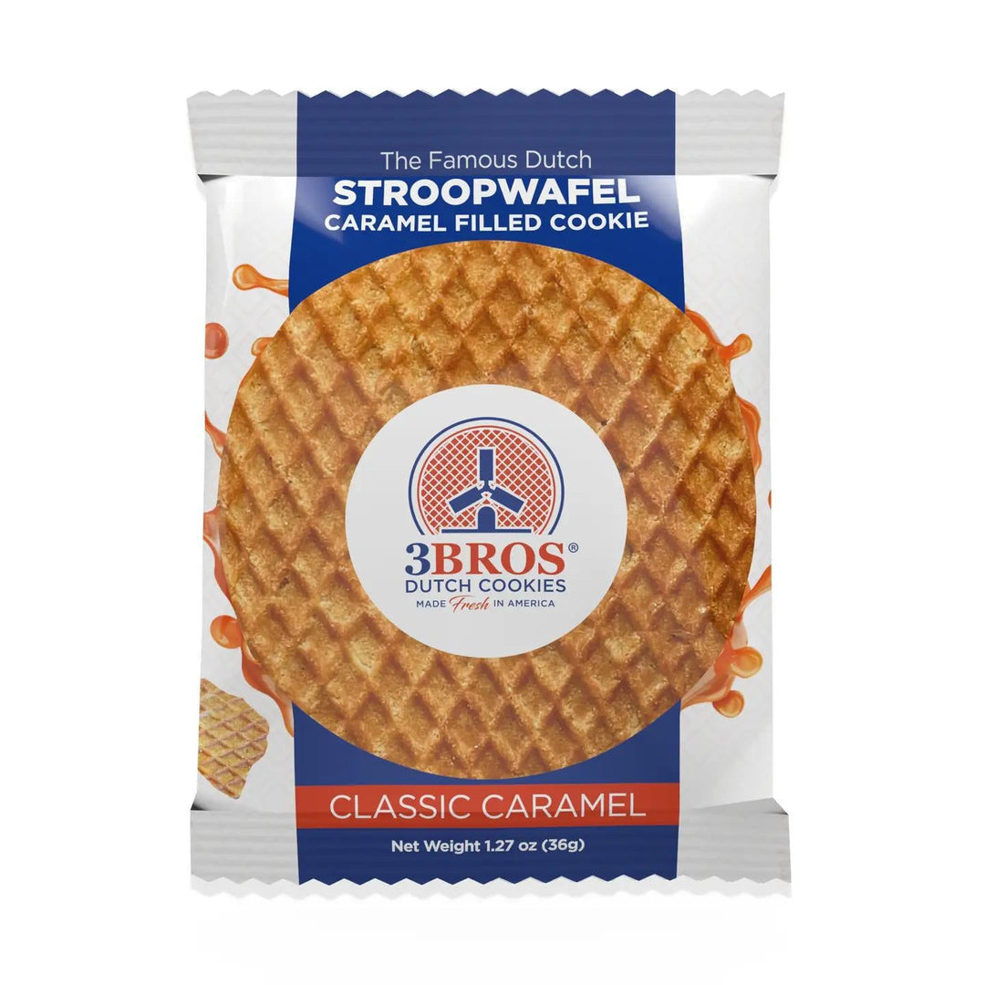 3Bros Dutch Classic Caramel Stroopwafels 3Bros Dutch Classic Caramel Stroopwafels