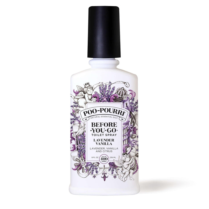 Poo-Pourri Before-You-Go Toilet Spray | Lavender Vanilla 4 oz. spray bottle Poo-Pourri Before-You-Go Toilet Spray | Lavender Vanilla