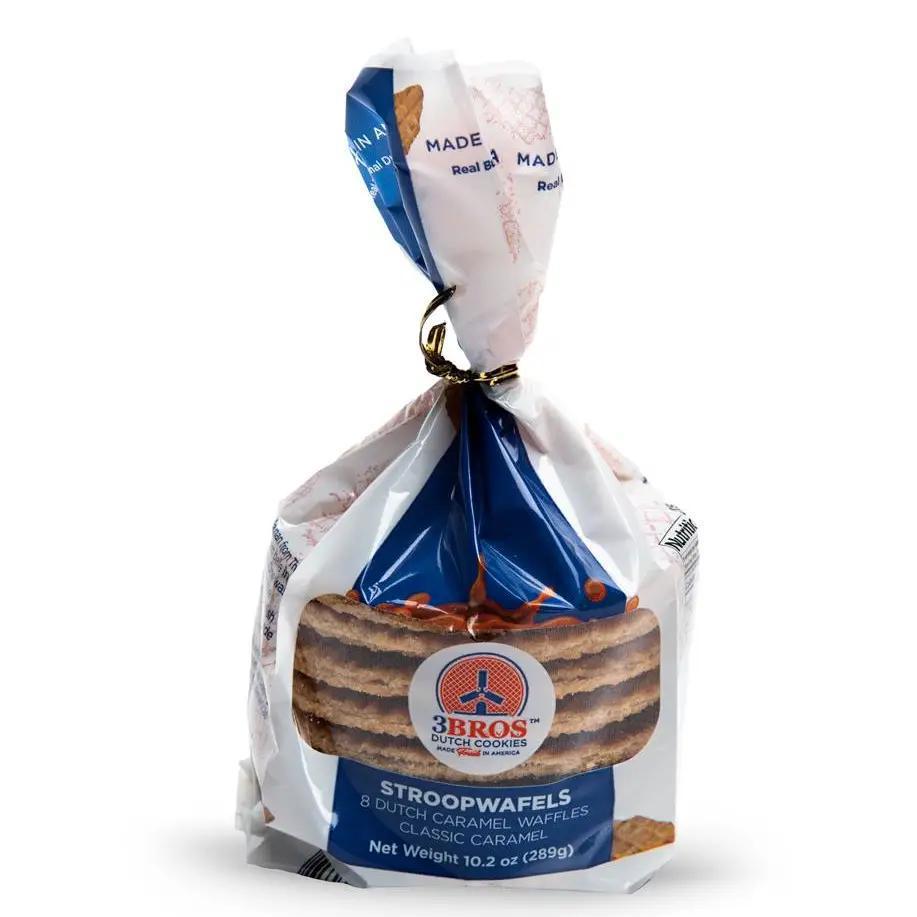 3Bros Dutch Classic Caramel Stroopwafels 8 pack 10.2 oz 3Bros Dutch Classic Caramel Stroopwafels