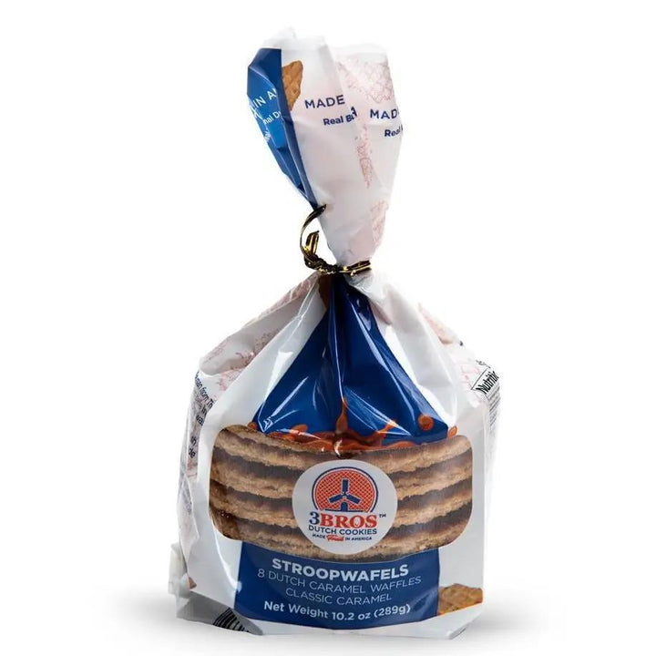 3Bros Dutch Classic Caramel Stroopwafels 8 pack 10.2 oz 3Bros Dutch Classic Caramel Stroopwafels