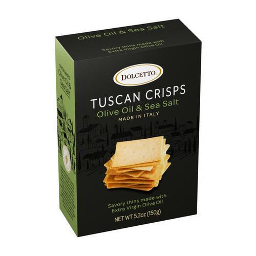 Dolcetto Tuscan Crisps | Sea Salt & Olive Oil
