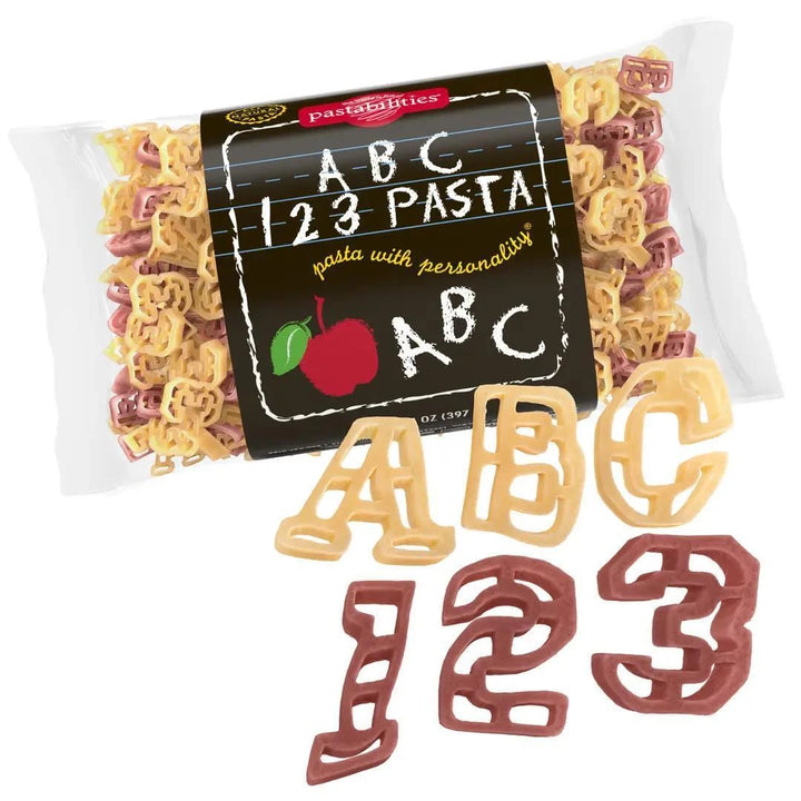 Abc 123 Pasta Shaped Pasta Abc 123 Pasta Shaped Pasta