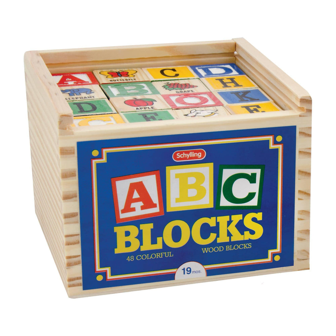 ABC Alphabet Blocks 48 Pieces