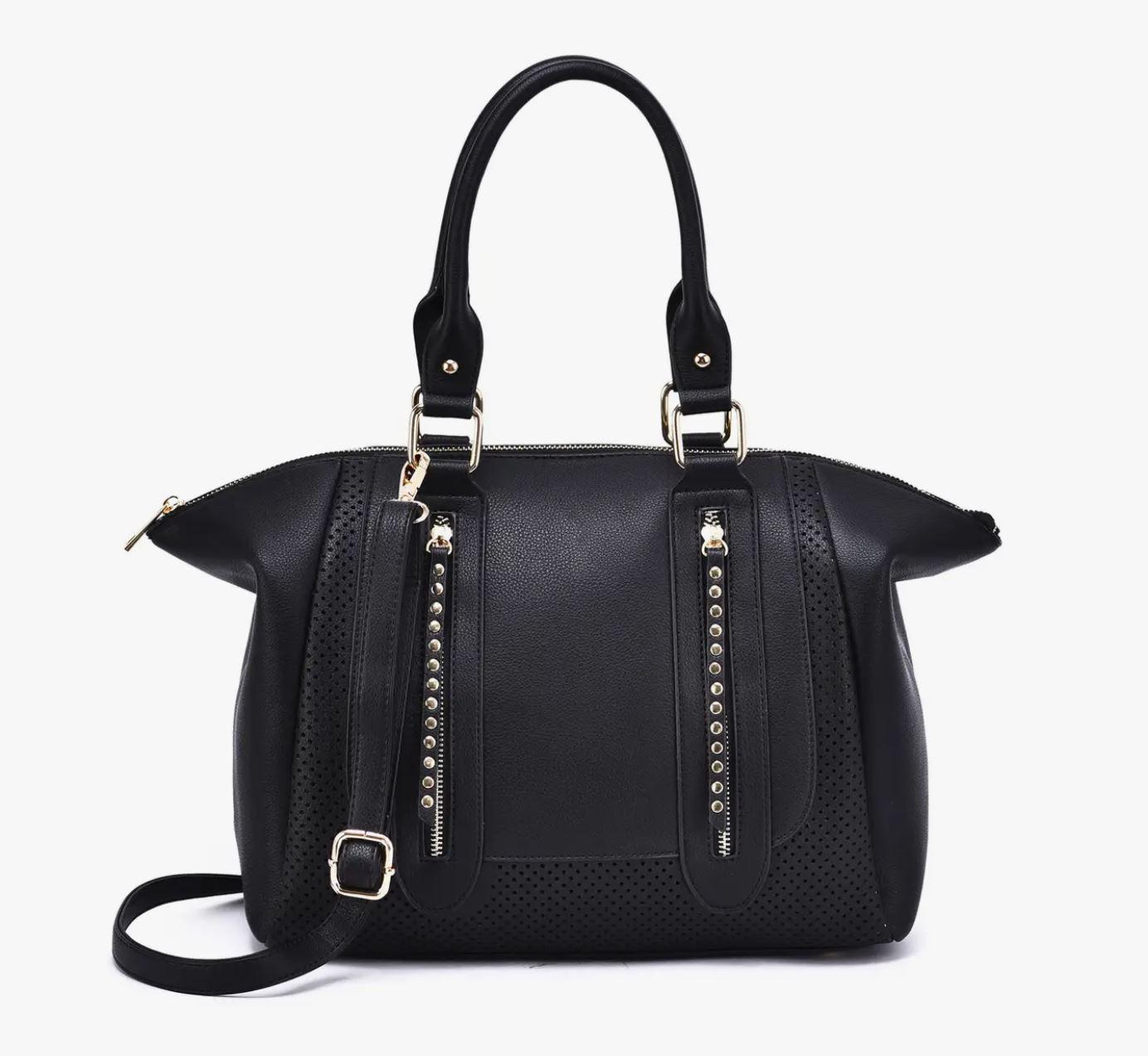 Adeline Peforated Satchel