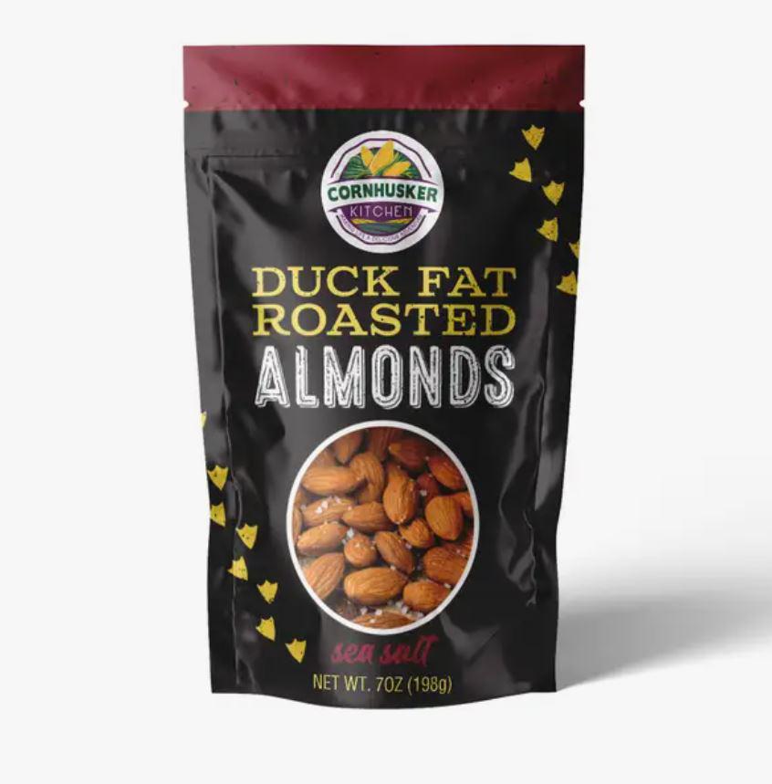 All Natural Duck Fat Roasted Almonds with Sea salt