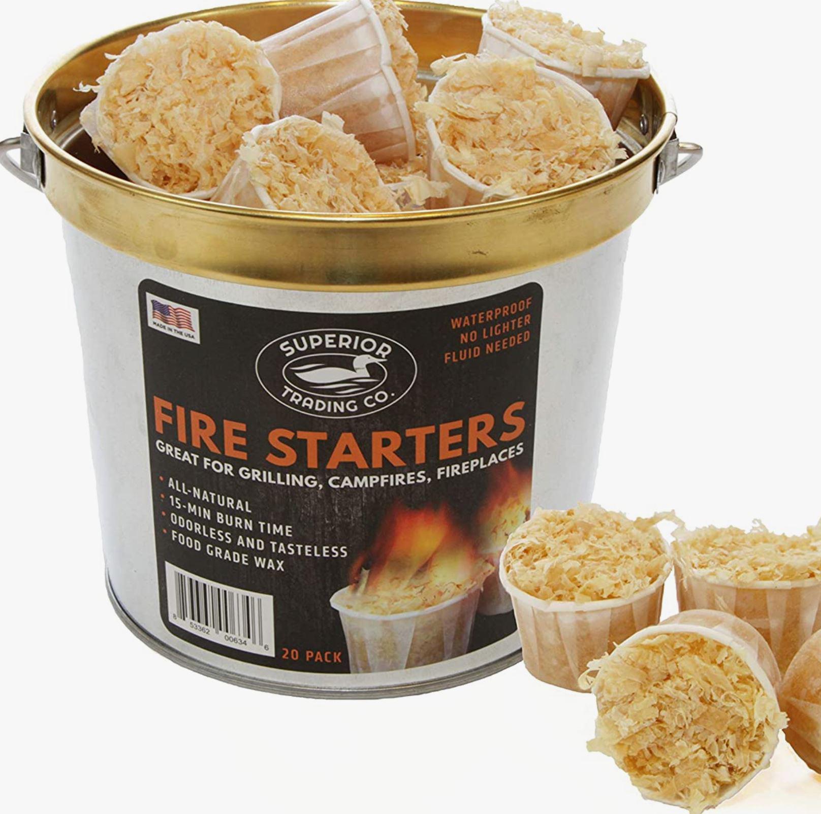 All Natural Fire Starters for BBQ, Charcoal, Grill