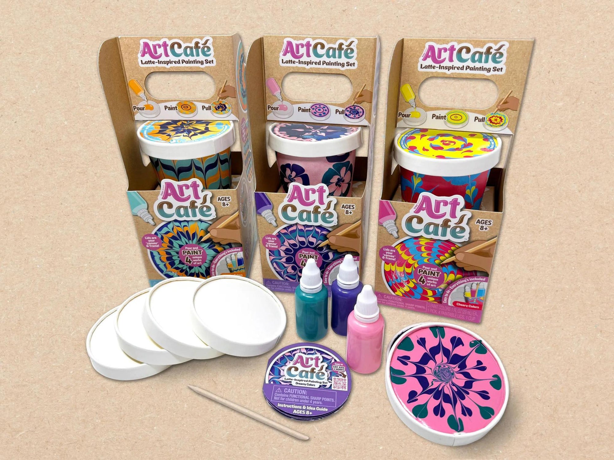 Art Café Latte-Inspired Painting Set Art Café Latte-Inspired Painting Set