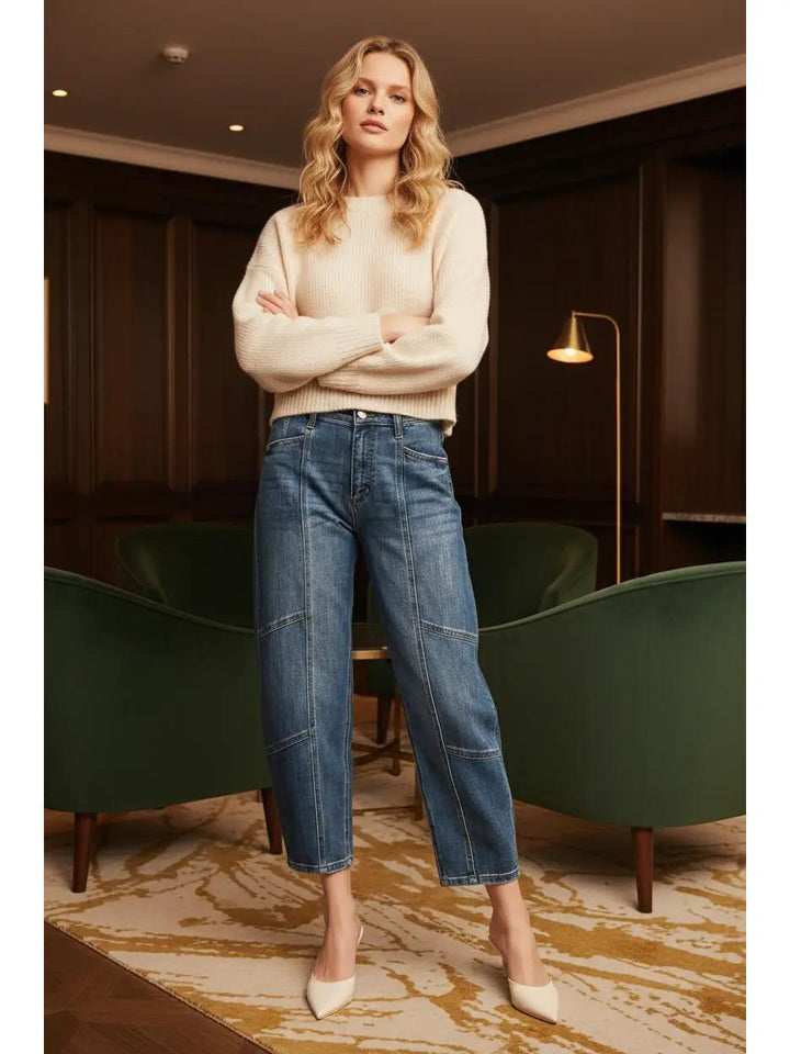 Artemis Vintage High Rise Relaxed Barrel Jeans Artemis Vintage High Rise Relaxed Barrel Jeans