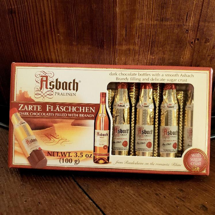 Asbach Brandy Filled Chocolate Bottles Asbach Brandy Filled Chocolate Bottles