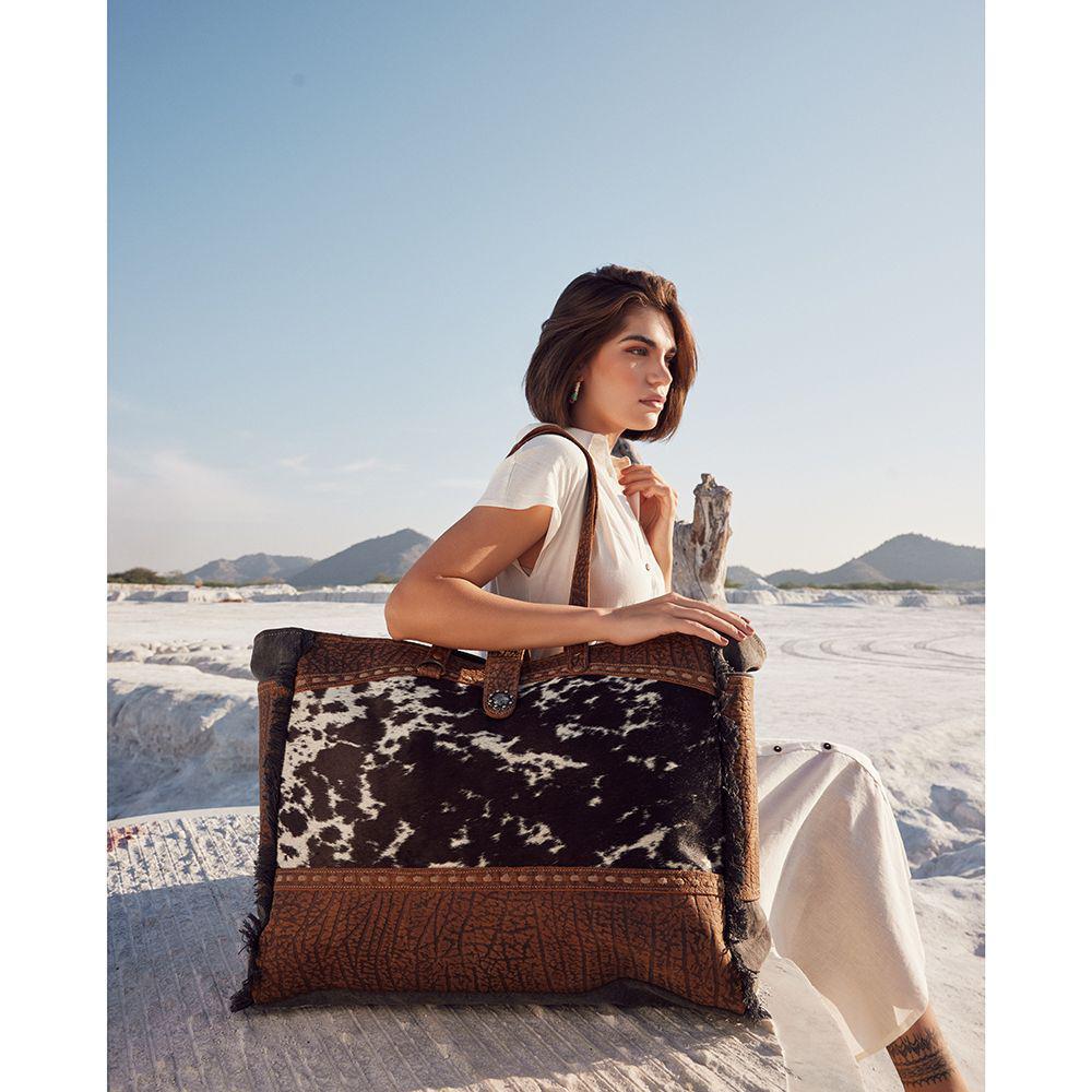 Asher Canvas And Hairon Bag Asher Canvas And Hairon Bag
