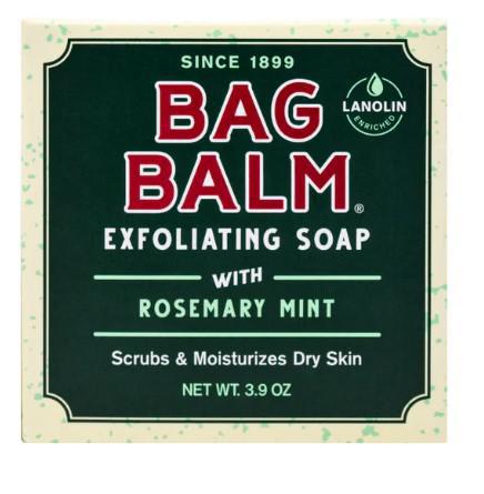 Bag Balm Exfoliating Mega Moisturizing Soap Bar: Rosemary Mint Bag Balm Exfoliating Mega Moisturizing Soap Bar: Rosemary Mint