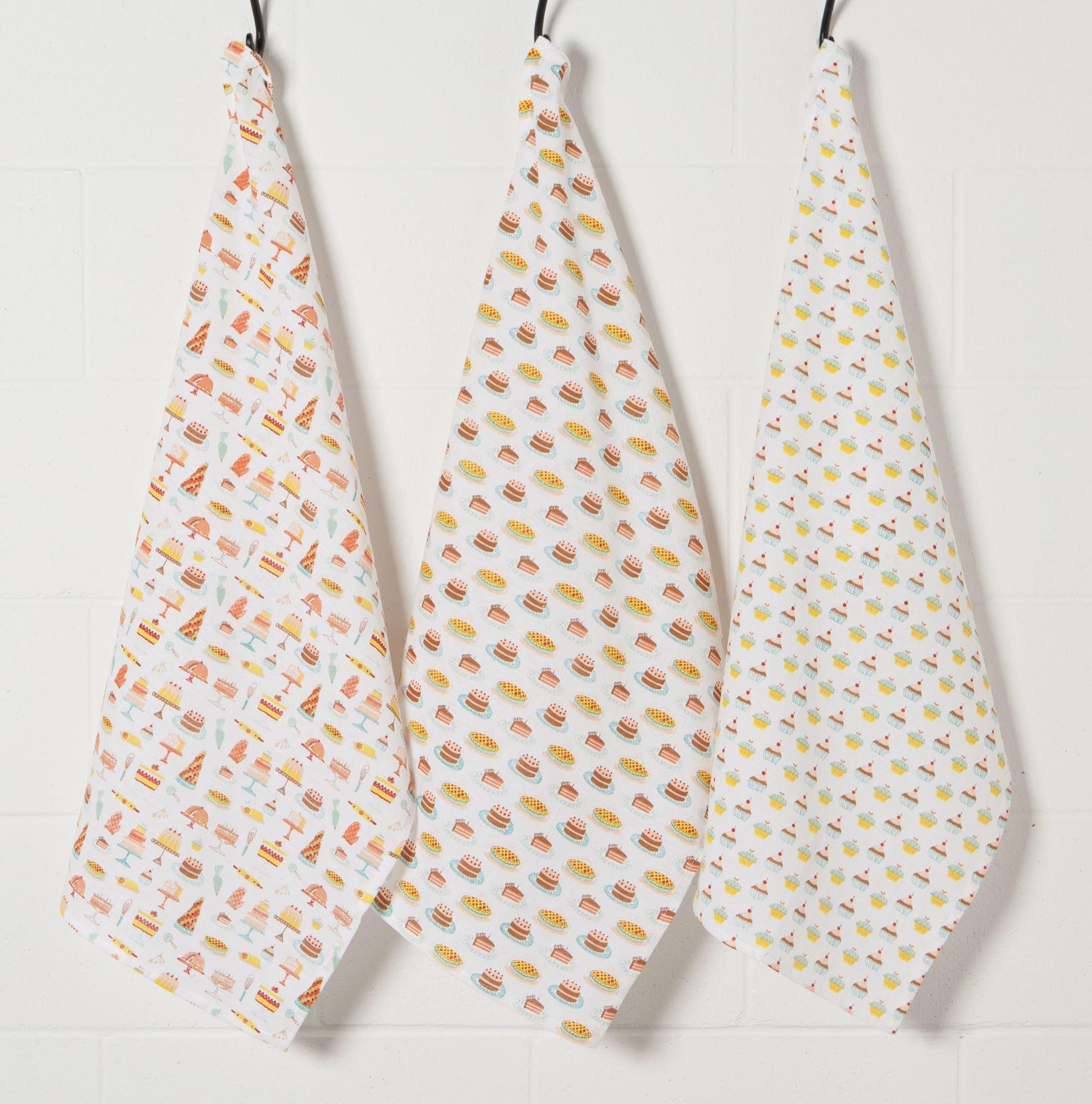 Baker's Flour Sack Towel Set | Cake Walk