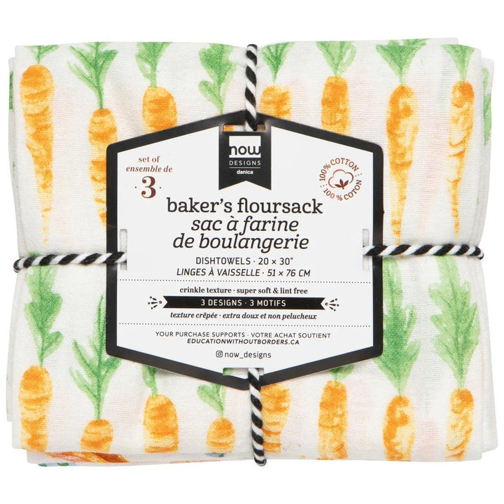 Baker's Flour Sack Towel Set | Easter Meadow Baker's Flour Sack Towel Set | Easter Meadow