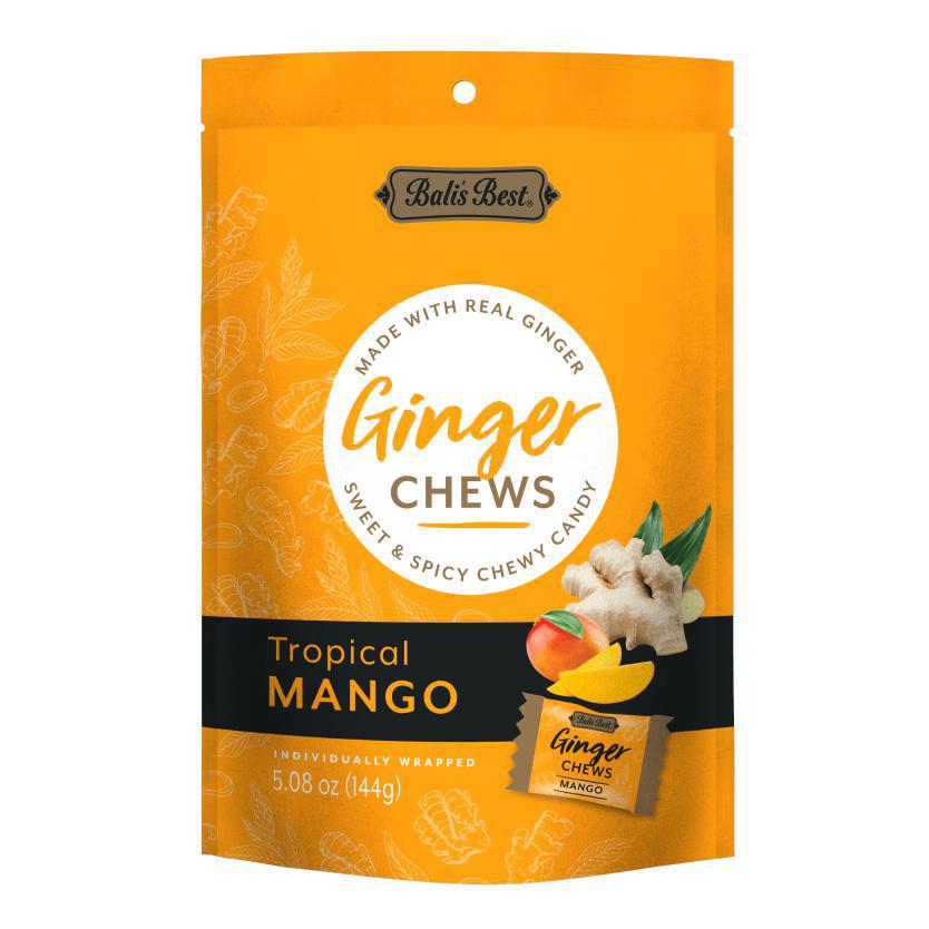 Bali's Best Ginger Chews | Tropical Mango Bali's Best Ginger Chews | Tropical Mango