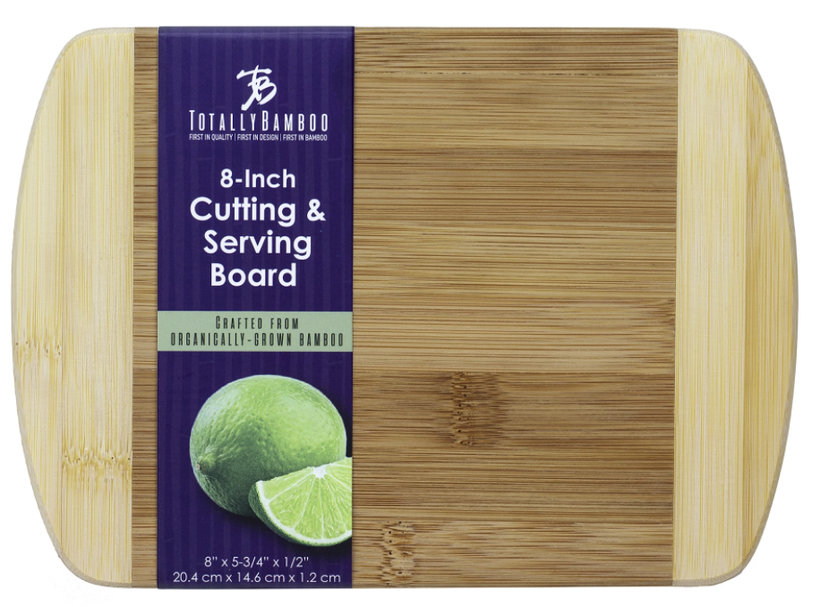 Bamboo Two-Toned Cutting and Serving Board 8" Bamboo Two-Toned Cutting and Serving Board 8"