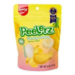 Amos Peelerz  Gummy 6oz Banana Amos Peelerz  Gummy 6oz