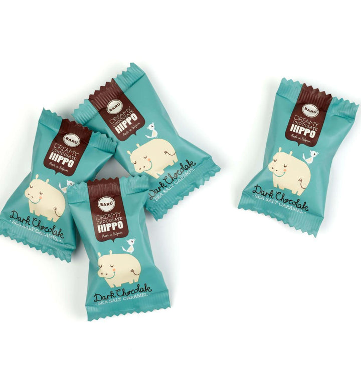 Barú Dreamy Chocolate Hippo | Dark Sea Salt Caramel Barú Dreamy Chocolate Hippo | Dark Sea Salt Caramel