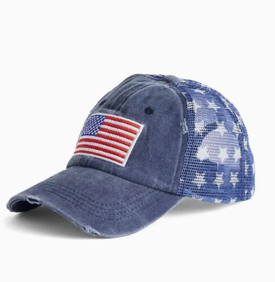 Baseball Cap American Flag