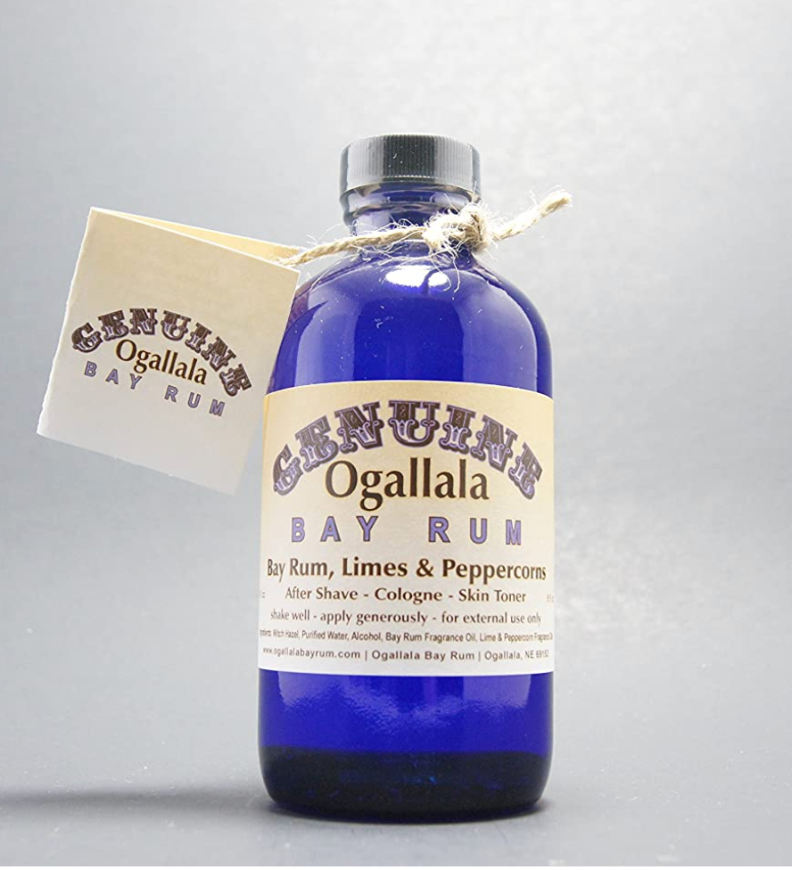 Genuine Ogallala Bay Rum Aftershave & Skin Toner Bay Rum, Limes & Peppercorns Genuine Ogallala Bay Rum Aftershave & Skin Toner