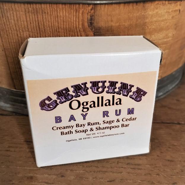 Bay Rum Soap & Shampoo Bar Genuine Ogallala Bay Rum Soap & Shampoo Bar Genuine Ogallala