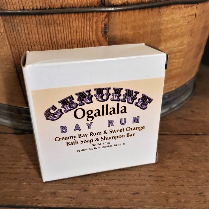Bay Rum Soap & Shampoo Bar Genuine Ogallala Bay Rum Soap & Shampoo Bar Genuine Ogallala