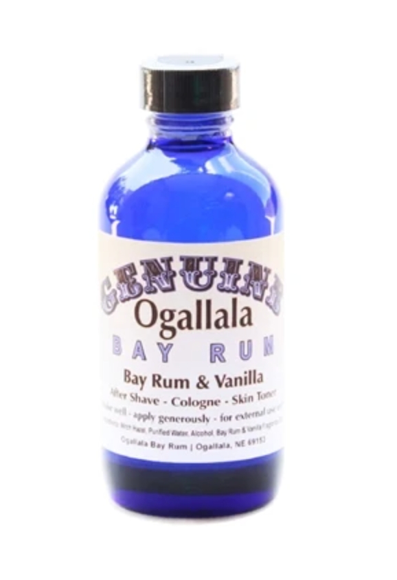 Genuine Ogallala Bay Rum Aftershave & Skin Toner Bay Rum & Vanilla Genuine Ogallala Bay Rum Aftershave & Skin Toner