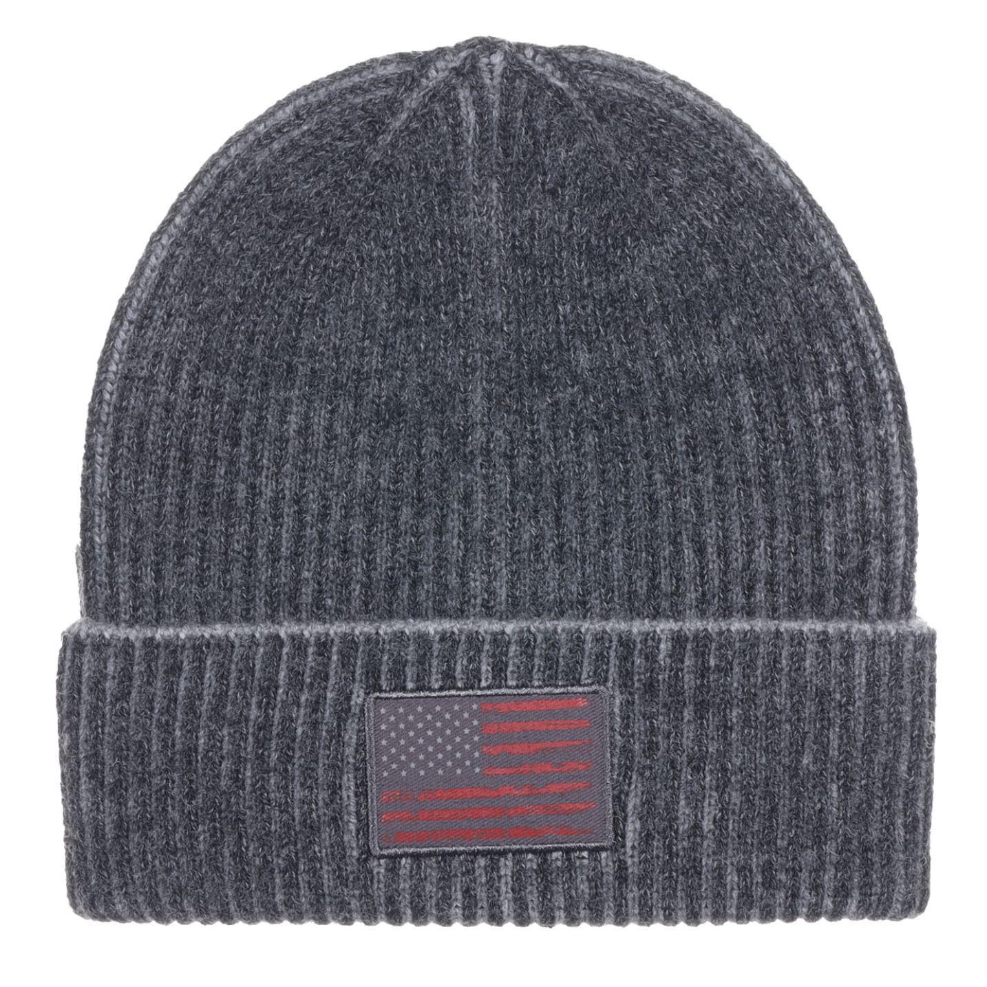 Beanie with American Flag Patch | Constitution