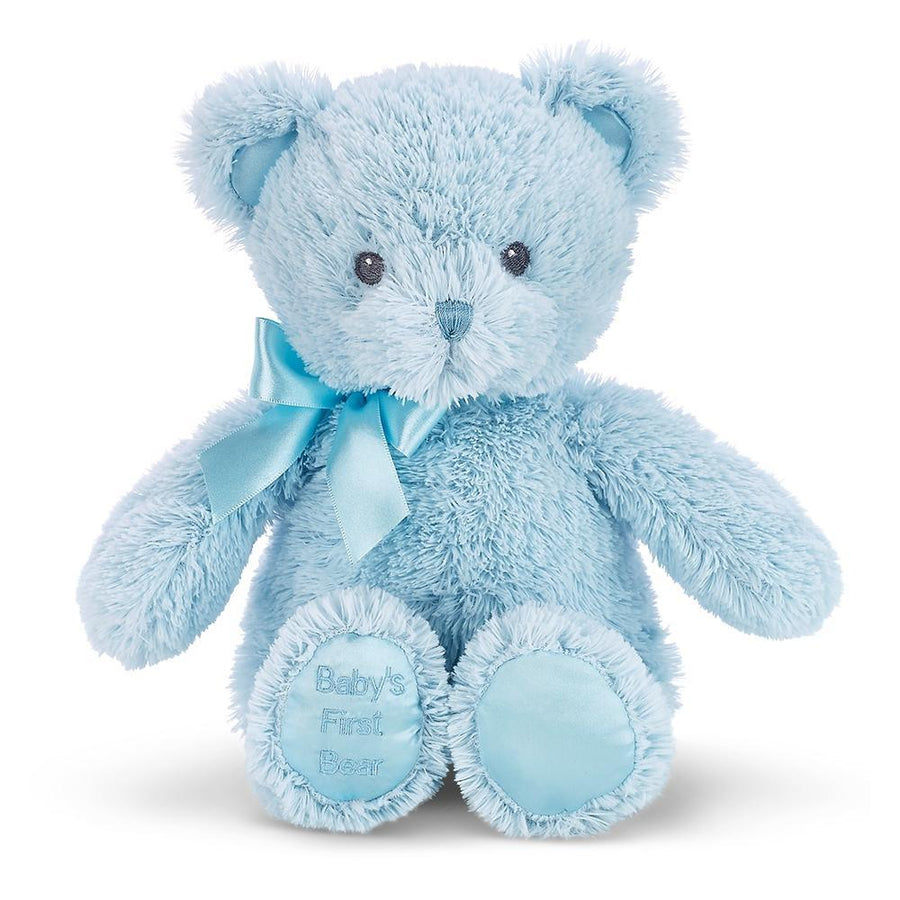 Bearington Collection Baby's First Bear Blue Small Bearington Collection Baby's First Bear Blue Small