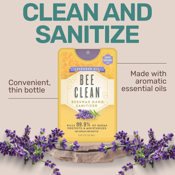 Bee Clean Organic Beeswax Hand Sanitizer
