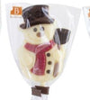 Belfine White Chocolate Lollipop | Snowman Belfine White Chocolate Lollipop | Snowman