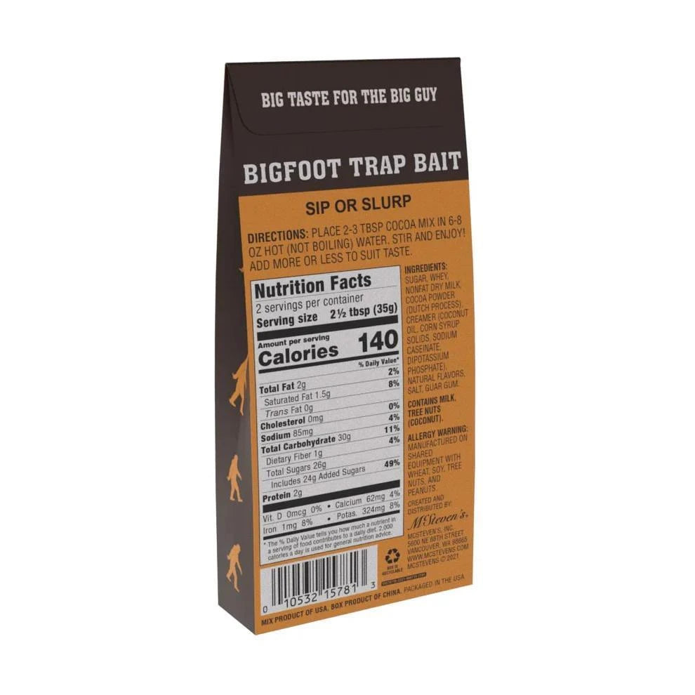 Bigfoot Trap Bait Chocolate Soup Cocoa Mix Bigfoot Trap Bait Chocolate Soup Cocoa Mix
