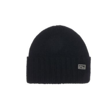 Fleece Lined Ribbed Knit Beanie | Trail Master Black Fleece Lined Ribbed Knit Beanie | Trail Master