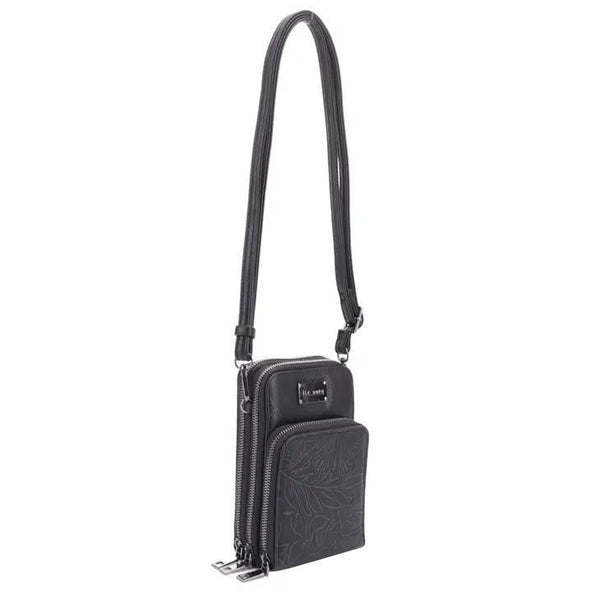Gina Compact Crossbody Bag Black