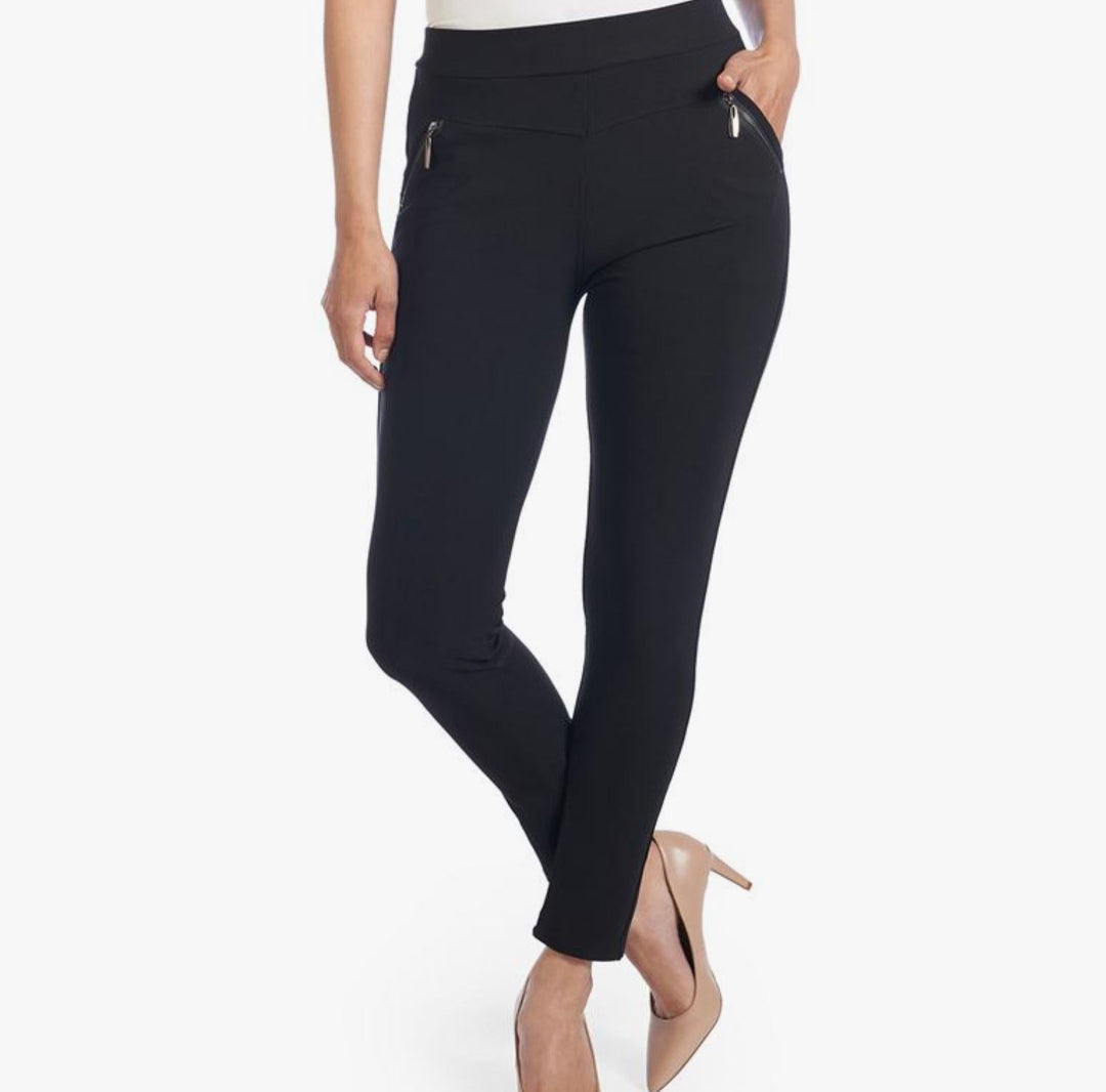 COCO + CARMEN Jasmine Zip Pocket Leggings Black S/M