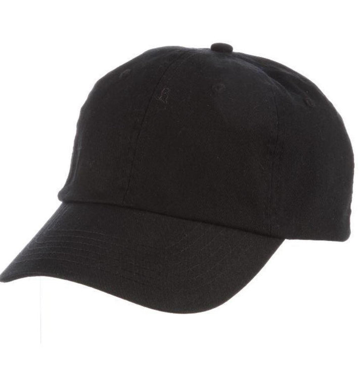 Washed Twill Cotton Baseball Cap | Nasser Black Washed Twill Cotton Baseball Cap | Nasser
