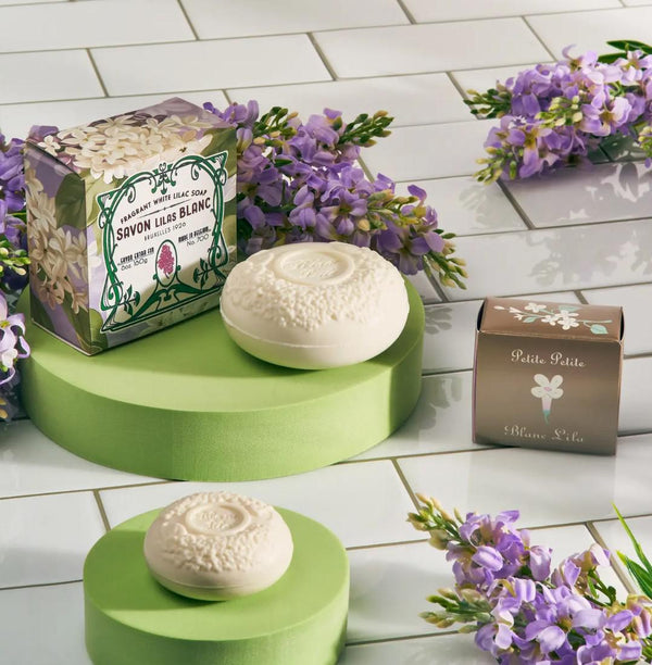 Blanc Lila Lilac Savon | French White Lilac Bath Soap