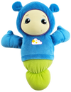 Playskool Lullaby Glo Worm Blue