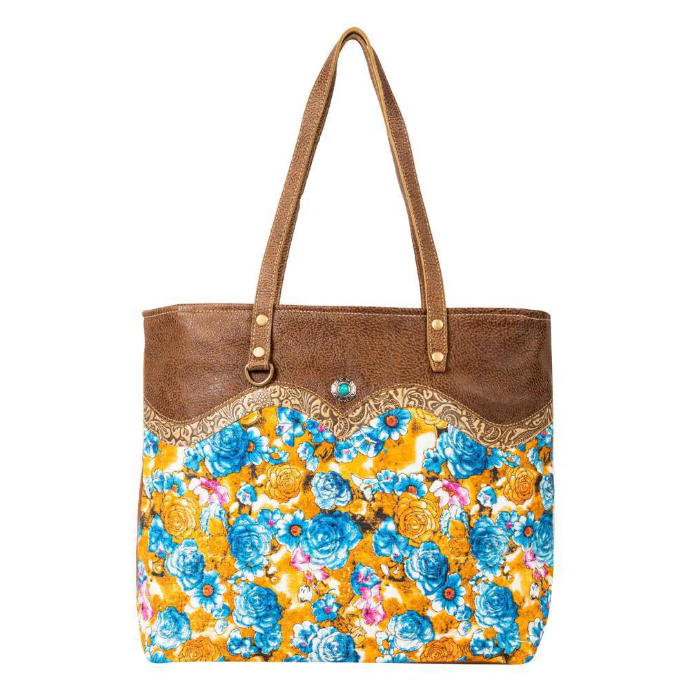 Blues-Ridge Bloom Tote-Bag