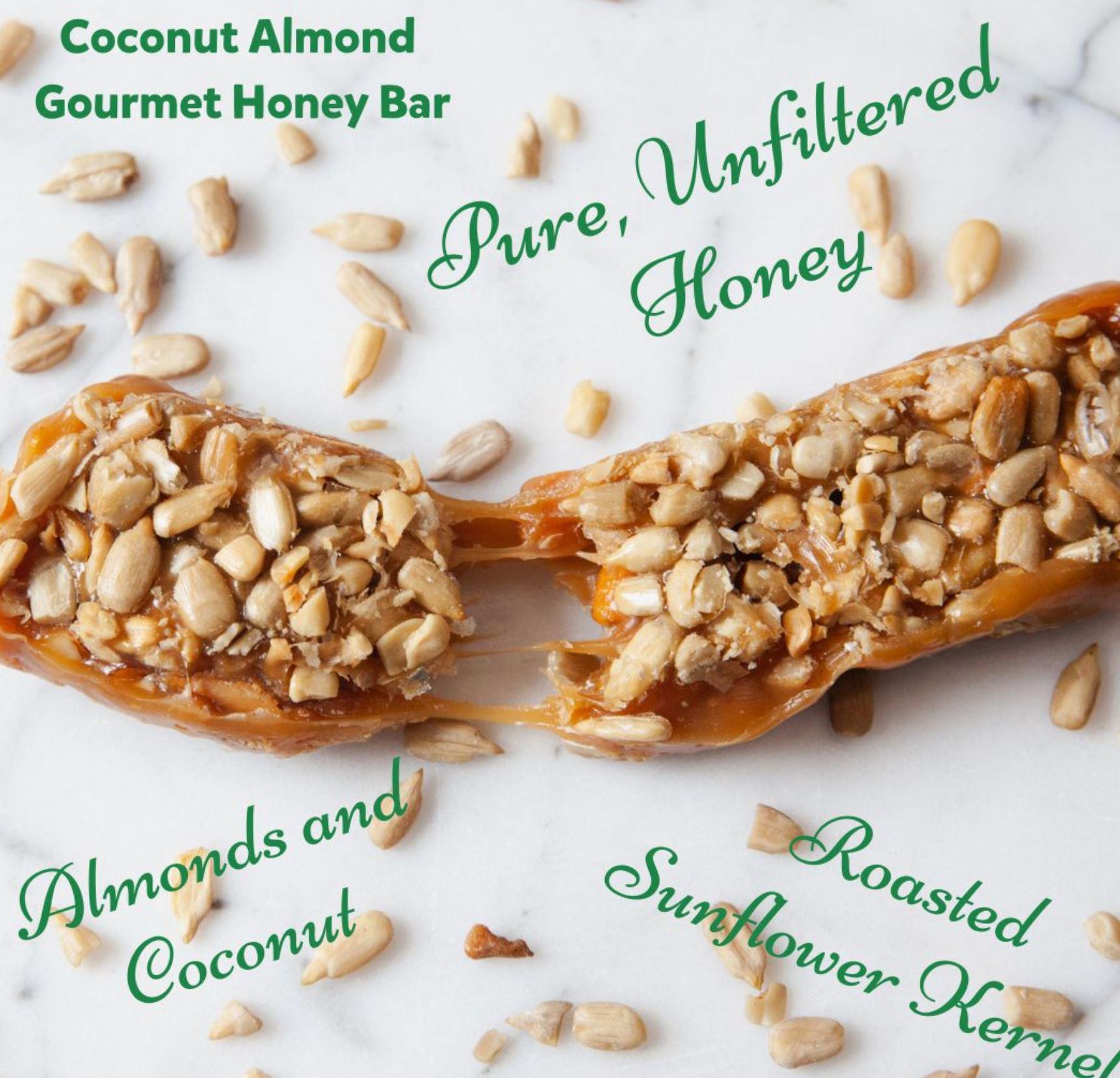 Bon Bee Gourmet Honey Snack Bar | Coconut Almond