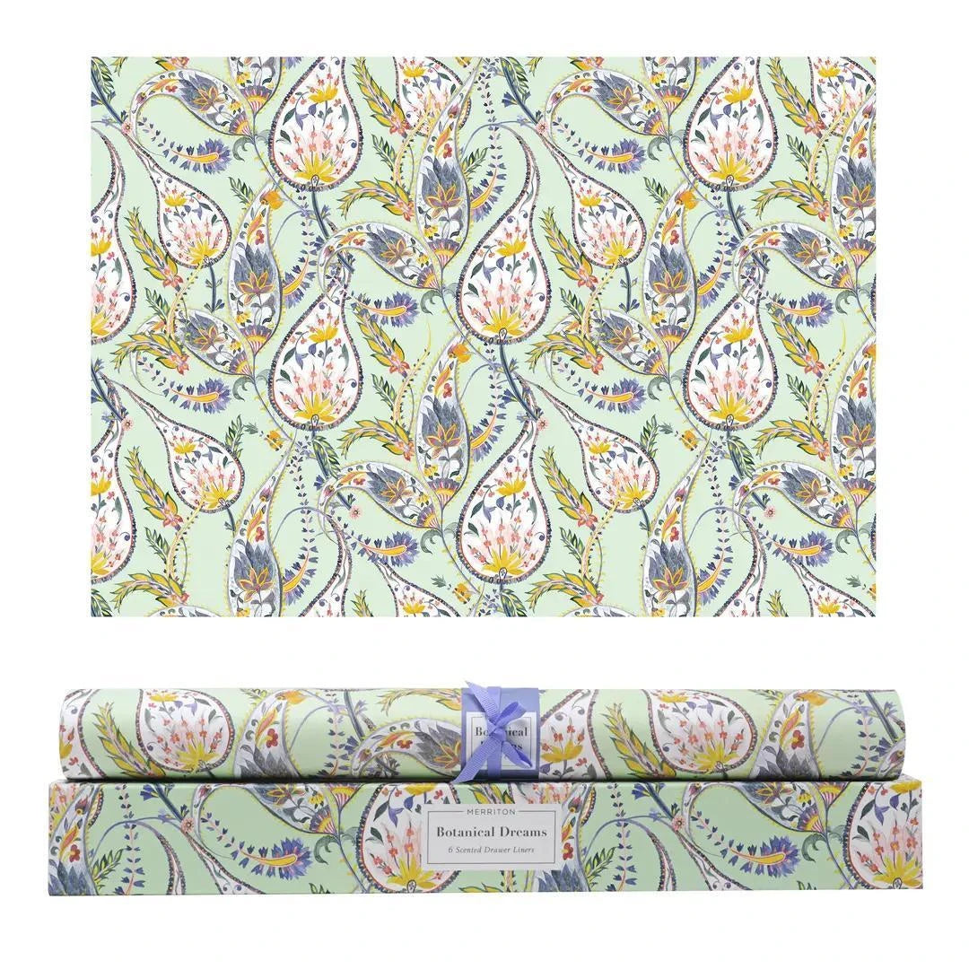 Merriton Botanical Scented Drawer Liners Botanical Dreams Merriton Botanical Scented Drawer Liners