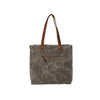 Boulangerie Floral Trim Tote Bag