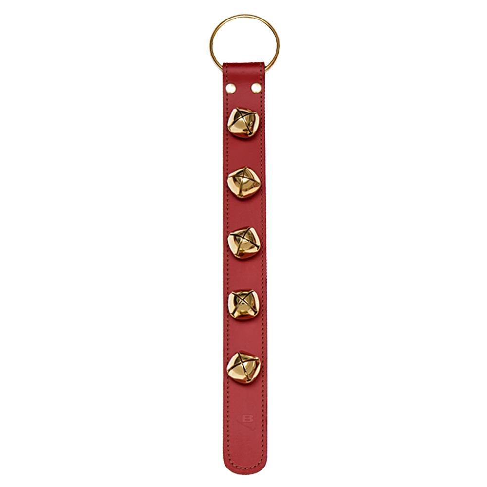 Brass Bells with REd Leather Strap Brass Bells with REd Leather Strap