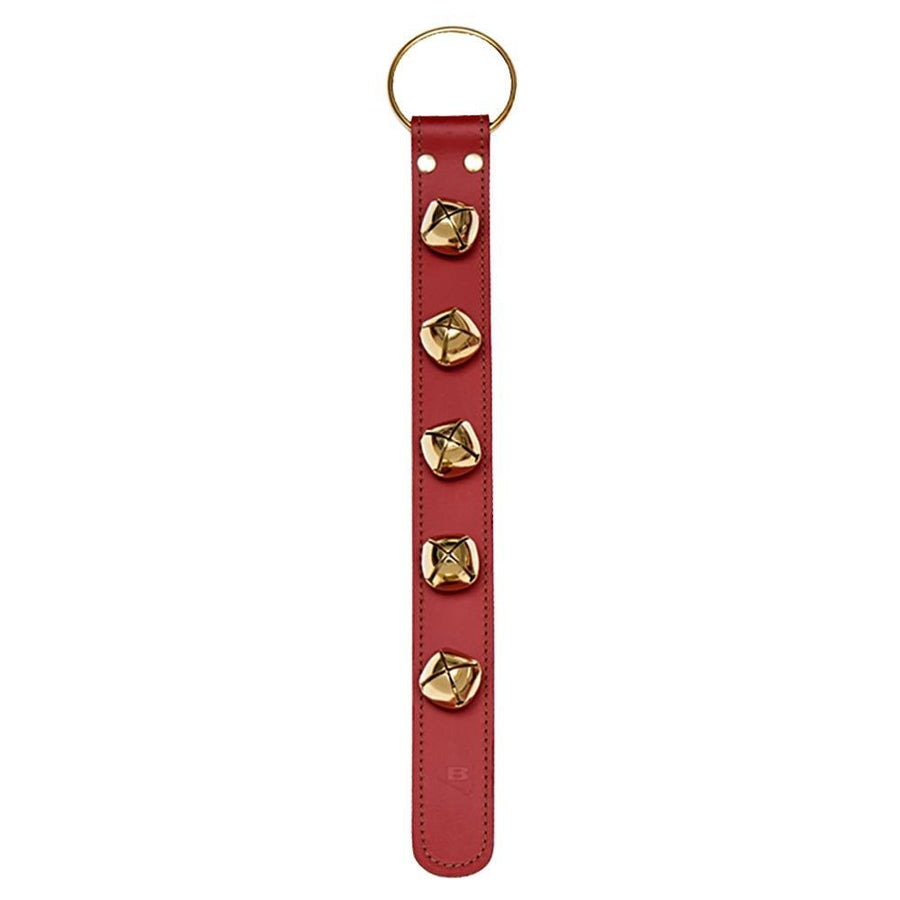 Brass Bells with REd Leather Strap Brass Bells with REd Leather Strap