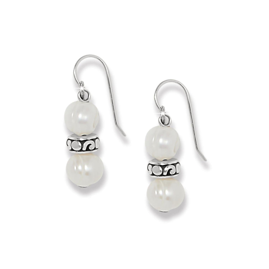 Brighton Contempo Heart Pearl French Wire Earrings Brighton Contempo Heart Pearl French Wire Earrings